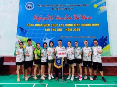 Trung tâm Y tế Tiên Yên tham gia ngày hội văn hóa thể thao, công nhân, viên chức lao động tỉnh Quảng Ninh lần thứ XIII cụm Tiên Yên