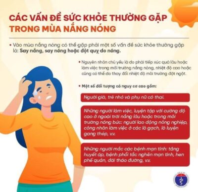 Chủ động chăm sóc sức khỏe trong mùa nắng nóng: Những khuyến cáo dành cho cộng đồng và người lao động